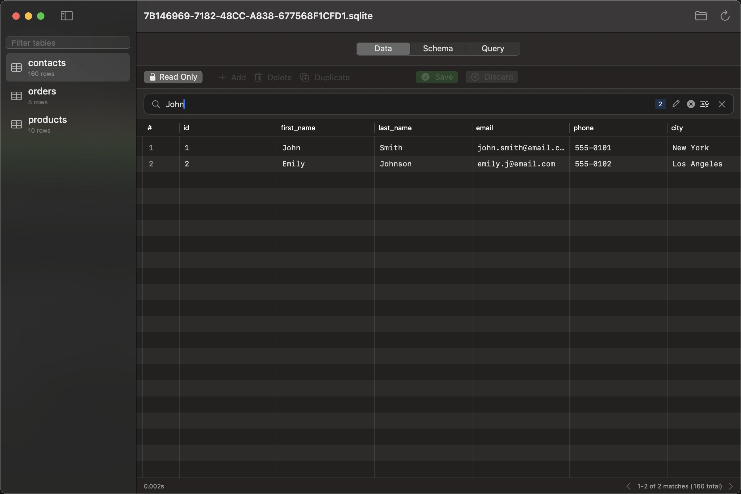 Search with Highlighting
